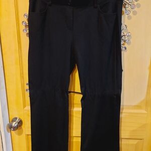 Black Women's Straight-Leg Pants
